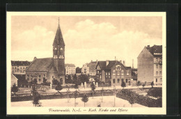 AK Finsterwalde /N.-L., Katholische Kirche Und Pfarre  - Finsterwalde