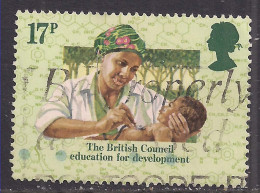 GB 1984 QE2 17p 50th Anniv British Council  Used SG 1263 ( C698 ) - Usados