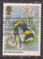 GB 1985 QE2 17p Insects Bumble Bee Used SG 1277 ( C1149 ) - Usados