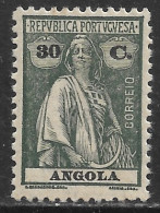 Angola – 1921 Ceres Type 30 Centavos Mint Stamp - Angola