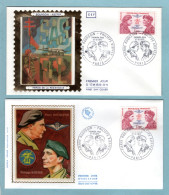 FDC France 1973 - Pierre Bourgoin & Philippe Kieffer Héros Des Parachutistes SAS Et FFI - YT 1773 - Paris - 1970-1979