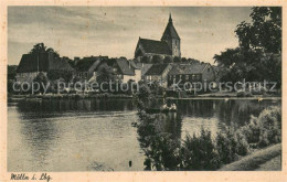 73768132 Moelln  Lauenburg Kirche Seepanorama  - Moelln