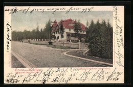 AK Augustusburg, Hotel Waldhaus In Der Villenkolonie  - Augustusburg