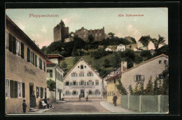 AK Pappenheim, Gasthof Zum Deutschen Haus, Alte Schlossruine  - Pappenheim