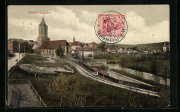 AK Waiblingen, Stadtpanorama Mit Der Kirche Vor Der Stadt  - Waiblingen