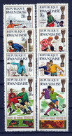 Rwanda 335-342 MNH Sports Games Soccer ZAYIX 0624S593 - Altri & Non Classificati