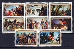 Rwanda 722-729 MNH Military War Paintings Valley Forge Fort Lee ZAYIX 0624S585 - Otros & Sin Clasificación