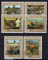 Rwanda 699-704 MNH Industry Agriculture Farming ZAYIX 0624S624 - Other & Unclassified