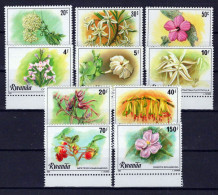 Rwanda 1009-1018 MNH Flowers Plants Nature ZAYIX 0624S615 - Otros & Sin Clasificación