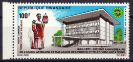 Rwanda C8 MNH Air Post Architecture UAMPT Building ZAYIX 0624S630 - Other & Unclassified