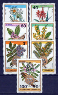 Rwanda 534-539, B1 MNH Overprint Medicinal Plants Health Emblem ZAYIX 0624S610 - Otros & Sin Clasificación