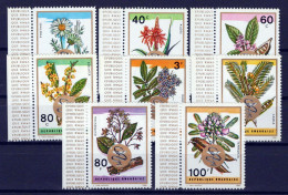 Rwanda 298-305 MNH Medicinal Plants Health Emblem ZAYIX 0624S628 - Altri & Non Classificati