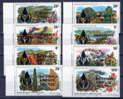 Rwanda 801-808 MNH Overprint Environment Landscapes ZAYIX 0624S617 - Otros & Sin Clasificación