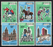 Rwanda 254a-f MNH Olympics Sports Games ZAYIX 0624S633 - Otros & Sin Clasificación