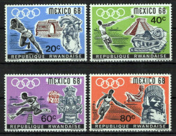 Rwanda 250-253 MNH Olympics Sports Games ZAYIX 0624S632 - Otros & Sin Clasificación