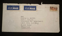 CM) 1999. AUSTRALIA. AIRMAIL ENVELOPE SENT ARGENTINA. BIRD STAMP. XF - Autres & Non Classés