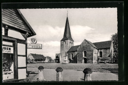 AK Bünde I. W., Laurentius-Kirche Und Hausschuh-Ecke  - Buende