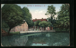 AK Farchau B. Ratzeburg I. L., Gebäudepartie Am Ufer  - Ratzeburg