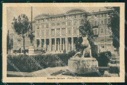 Massa Carrara Città Apuania Piazza Farini Tram Cartolina RB5727 - Massa