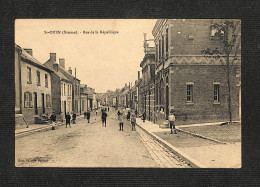 8€ : Rue De La République - 1927 - Saint Ouen