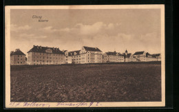 AK Elbing / Elblag, Blick über Felder Auf Die Kaserne  - Westpreussen