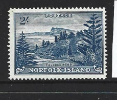 Norfolk Island 1947 Ball Bay 2 Shilling Blue New Colour Issued 1959 FM - Ile Norfolk