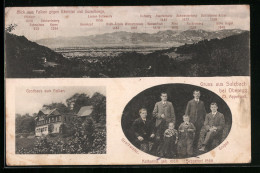 AK Sulzbach Bei Oberegg, Gasthau Zum Falkem, Panorama, Seppetoni  - Oberegg