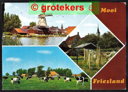 MOOI FRIESLAND 3-luik Met Molen / Mill Ca 1978 - Sonstige & Ohne Zuordnung