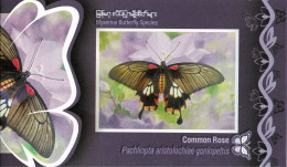 MYANMAR 2024 COMMON ROSE BUTTERFLY PRESENTATION FOLDER - ONLY 900 ISSUED - Myanmar (Burma 1948-...)