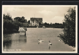 AK Bad Oeynhausen, Partie Am Siel, Blick Zum Sielrestaurant  - Bad Oeynhausen