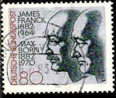 RFA Poste Obl Yv: 979 Mi:1147 James Franck Max Born Prix Nobel De Physique (TB Cachet Rond) (Thème) - Premio Nobel