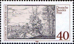 RFA Poste N** Yv: 913 Mi:1067 Albrecht Altdorfer Paysage Aux Deux Pins (Thème) - Grabados