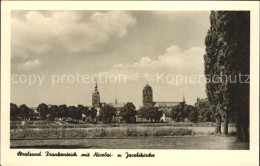 72010785 Stralsund Mecklenburg Vorpommern Frankenteich Nicolaikirche Jacobikirch - Stralsund