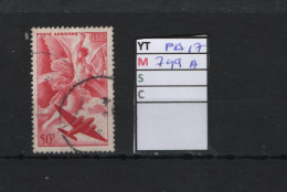 PRIX FIXE A 10% DE LA COTE Obl  17 YT 749A MIC Série Mythologique Iris « Poste Aérienne » 1946 47    69A/51B - 1927-1959 Gebraucht