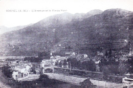 06 - Alpes Maritimes - SOSPEL - L'avenue Et Le Vieux Pont - Sospel