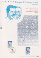 2000 FRANCE Document De La Poste Conquete De L'annapurna N° 3331 - Documents De La Poste