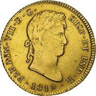 Pérou, 4 Escudos, 1819, Lima, Or, TTB, KM:128 - Peru