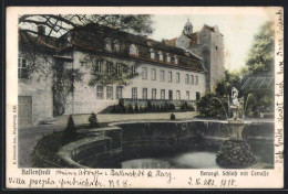 AK Ballenstedt, Herzogliches Schloss Mit Terrasse  - Ballenstedt