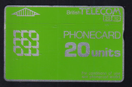 British Telekom Phonecard 20 Units - Non Classificati