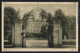 AK Diez, Eingang Zum Schloss Oranienstein  - Diez