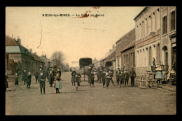 62 - NOEUX-LES-MINES - LE FOND DE SAINS - CARTE ANCIENNE TOILEE ET COLORISEE - Noeux Les Mines