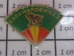 811J Pin's Pins / Beau Et Rare / ASSOCIATIONS / ESPANARDENNES EVENTAIL - Verenigingen