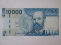 Chile 10000 Pesos 2018 AUNC Banknote See Pictures - Cile