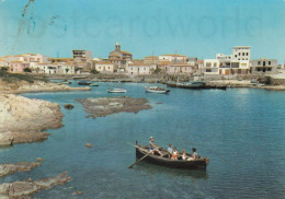 CARTOLINA  STINTINO SASSARI SARDEGNA IL PORTO VIAGGIATA 1968  Y7 - Sassari