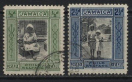 Jamaica (B06). 1923 Child Welfare. 2 Values. Used. Hinged. - Jamaica (...-1961)