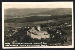 AK Hering I. Odenwald, Teilansicht Mit Burg Otzberg Aus Dem 7. Jahrhundert  - Odenwald