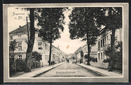 AK Hagenow I. M., Blick In Die Bahnhofstrasse  - Hagenow