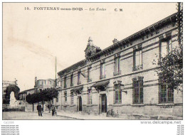 58Bm   94 Fontenay Sous Bois Les écoles Cycliste (vue Pas Courante) - Fontenay Sous Bois