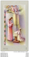 510Bf   Image Pieuse Souvenir Communion Solennelle église De Laragne (05) Marie Thérese Ramponi En 1955 - Religione & Esoterismo