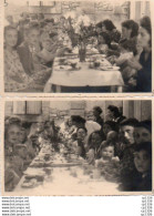 3V3Gz   04 Forcalquier Lot De 2 Photos Repas La Table Des Enfants Et Des Mamans - Forcalquier